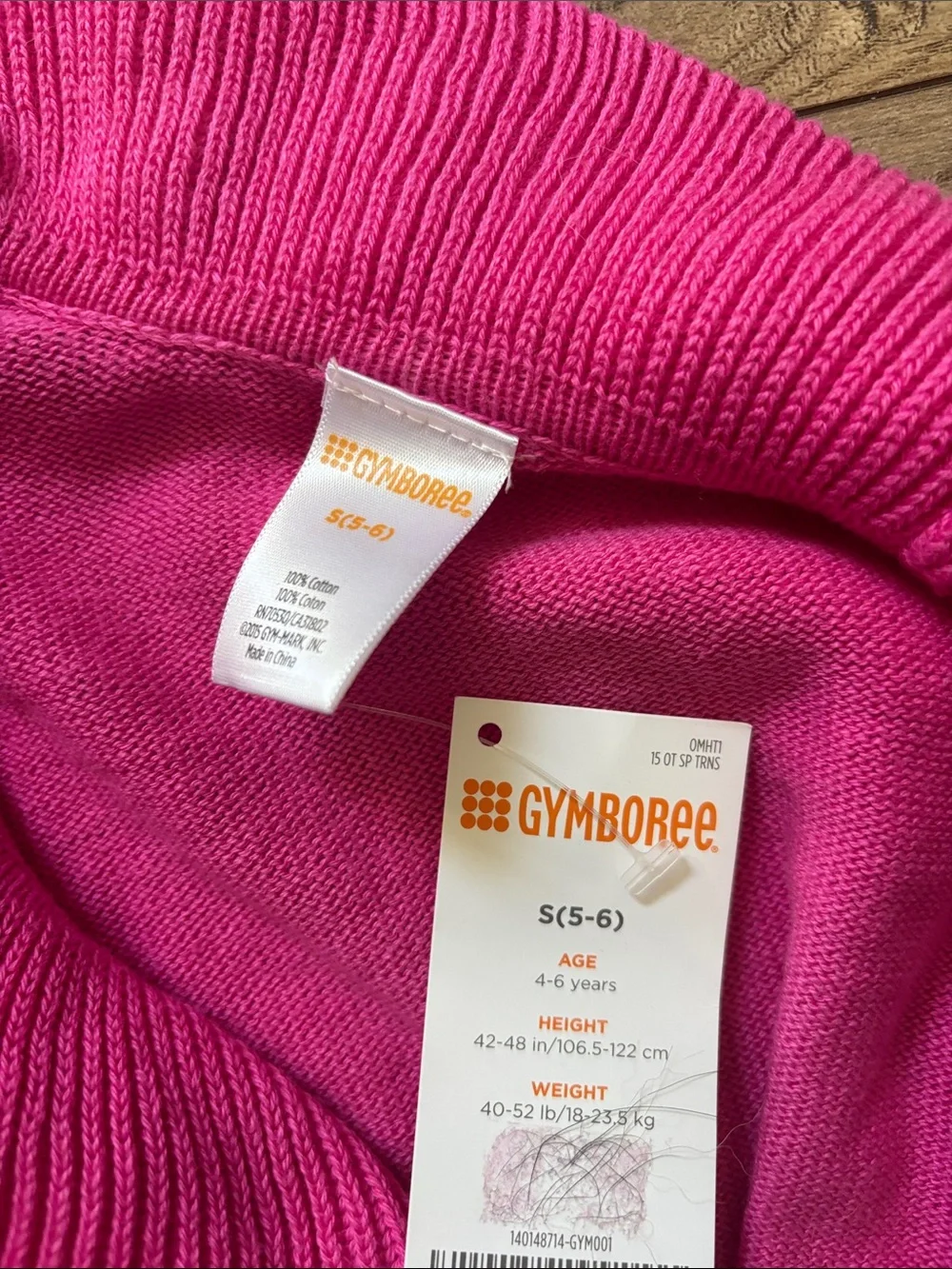 Gymboree Bright Pink Ruffle Belted Cardigan Girls 5/6 New